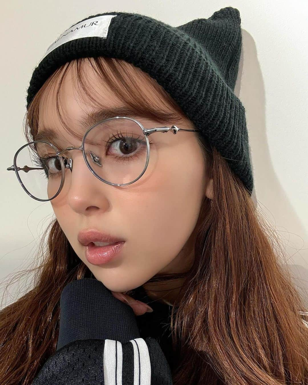 藤田ニコル（にこるん）のインスタグラム：「👓🩶🐈‍⬛」