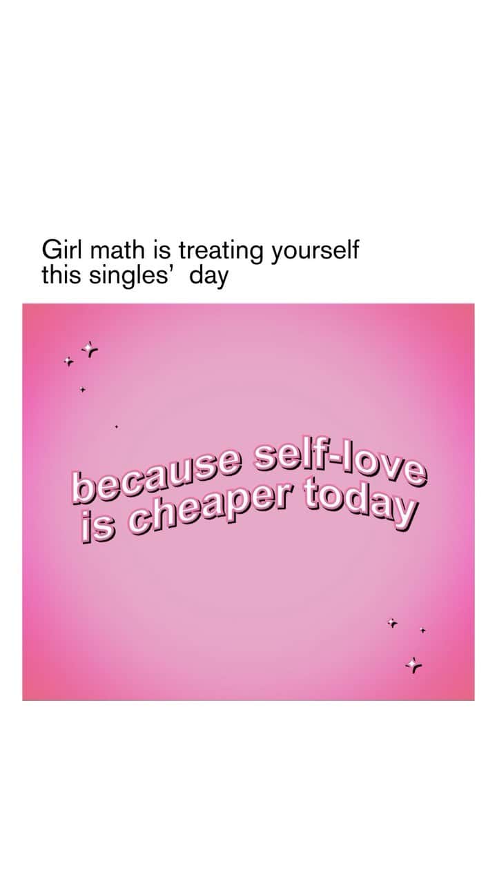 TALLY WEiJLのインスタグラム：「Girl math 💁‍♀️ Site-wide and only valid today. Thank us later 💋 #singlesday #1111」