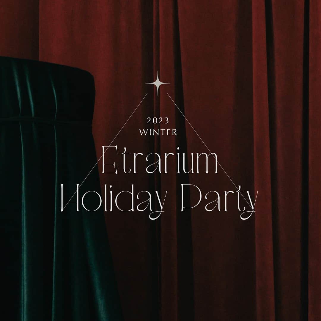 みやかわくんのインスタグラム：「2023.12.13  Etrarium Holiday Party  開催が決定しました  ディナーを楽しみながら一緒にお話ししましょ🍸  お待ちしてます。」