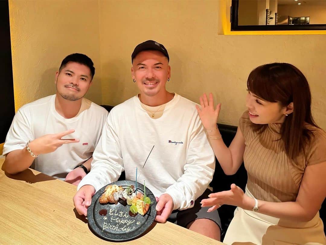 米倉利紀のインスタグラム：「お祝いしてくれてありがとう😊」