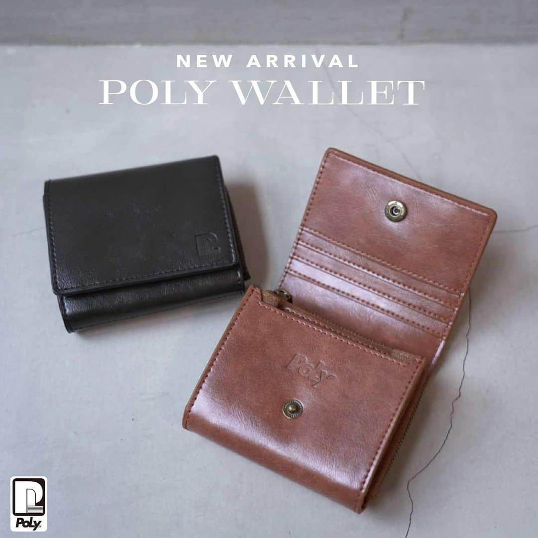 POLYのインスタグラム：「【Episode.4】発売決定!! ✴︎POLY WALLET (black / brown) オリジナル巾着つき  【web schedule】 2023. 12.8 21:00- 12.10 23:59〆 @ POLY ONLINE STORE   📦delivery：ご購入から10日以内発送  ————————————————————  【先行受注販売】  POLY POPUP SHOP @SHIBUYA PARCO(5F)  ※アイテムの実物はご覧いただけます。  《DATE》 11.23(Thu)-11.26(Sun) OPEN 11:00 - CLOSE 21:00  《PLACE》 〒150-0042 東京都渋谷区宇田川町15-1 渋谷パルコ5F  ————————————————————」