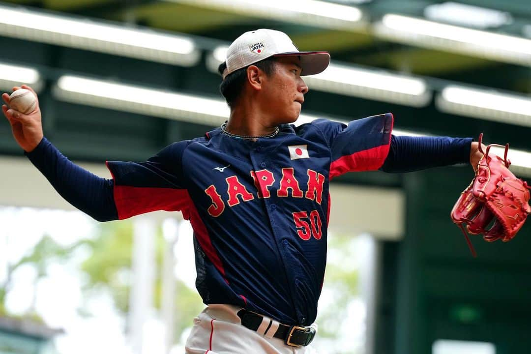 侍ジャパンさんのインスタグラム写真 - (侍ジャパンInstagram)「「カーネクスト アジアプロ野球チャンピオンシップ2023」に向けた侍ジャパン宮崎秋季キャンプ2023の6日目が宮崎市清武総合運動公園で行われ、阪神勢4選手を加えた全体練習を実施。佐藤輝明選手らが快音を響かせ、井端弘和監督も手応えを語りました。  https://www.japan-baseball.jp/jp/news/press/20231111_3.html  #侍ジャパン #侍ジャパン宮崎秋季キャンプ2023 #アジチャン #井端弘和 #佐藤輝明 #石橋康太 #野口智哉 #清水達也 #及川雅貴 #森下翔太 #藤原恭大 #野村佑希 #牧秀悟」11月11日 21時39分 - samuraijapan_official