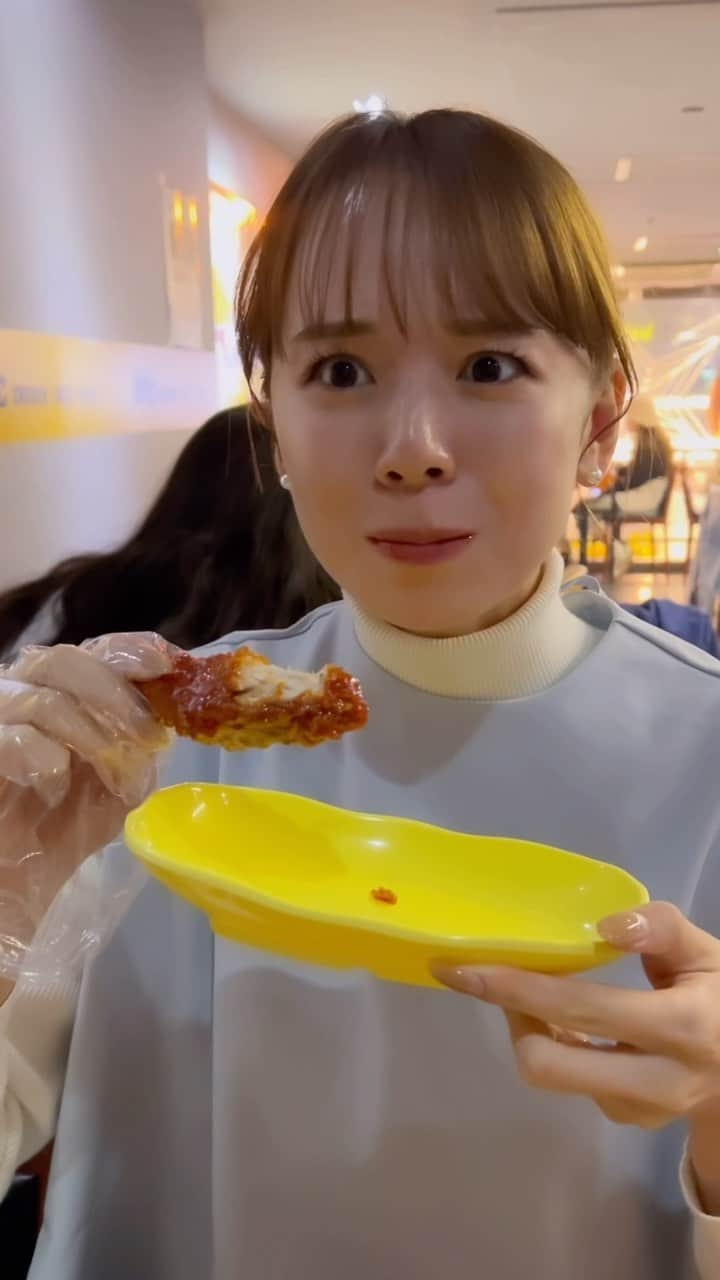 黒田真友香のインスタグラム：「韓国で食べた美味しかった物たち♡ 甘辛ソースが大好き🥰❤️」