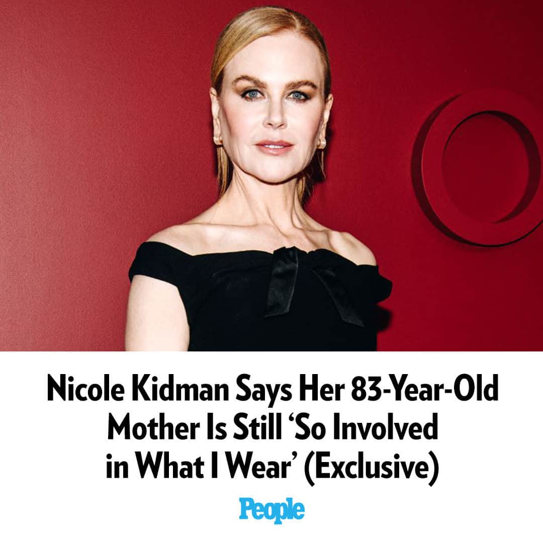 People Magazineのインスタグラム：「Nicole Kidman is forever a fashionista, and it comes from the women in her family. While out at the Planet OMEGA pop-up launch on Thursday, the actress explained how over the years, her grandmother and mother have both influenced her own flair for fashion. IN fact, her mother is still "so involved" to this very day.  Tap out bio link to read more! | 📷: Getty」