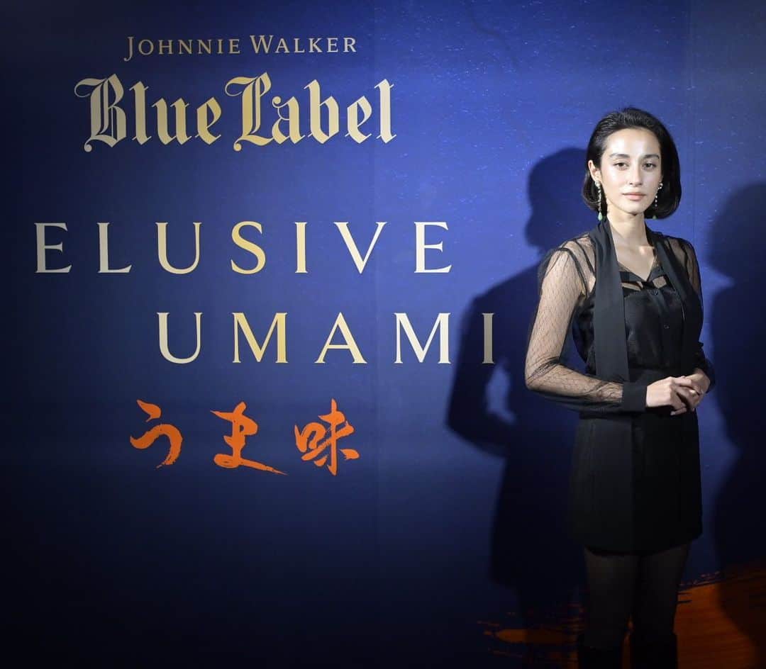 国木田彩良のインスタグラム：「@johnniewalkerjapan  水、風、土、をテーマにした視覚、聴覚、味覚を通じたUMAMI の探究イベントに招待して頂きました。  フードとのペアリングも楽しめて素敵な体験でした。  #PR #JWUMAMI #ジョニーウォーカーブルーラベル」