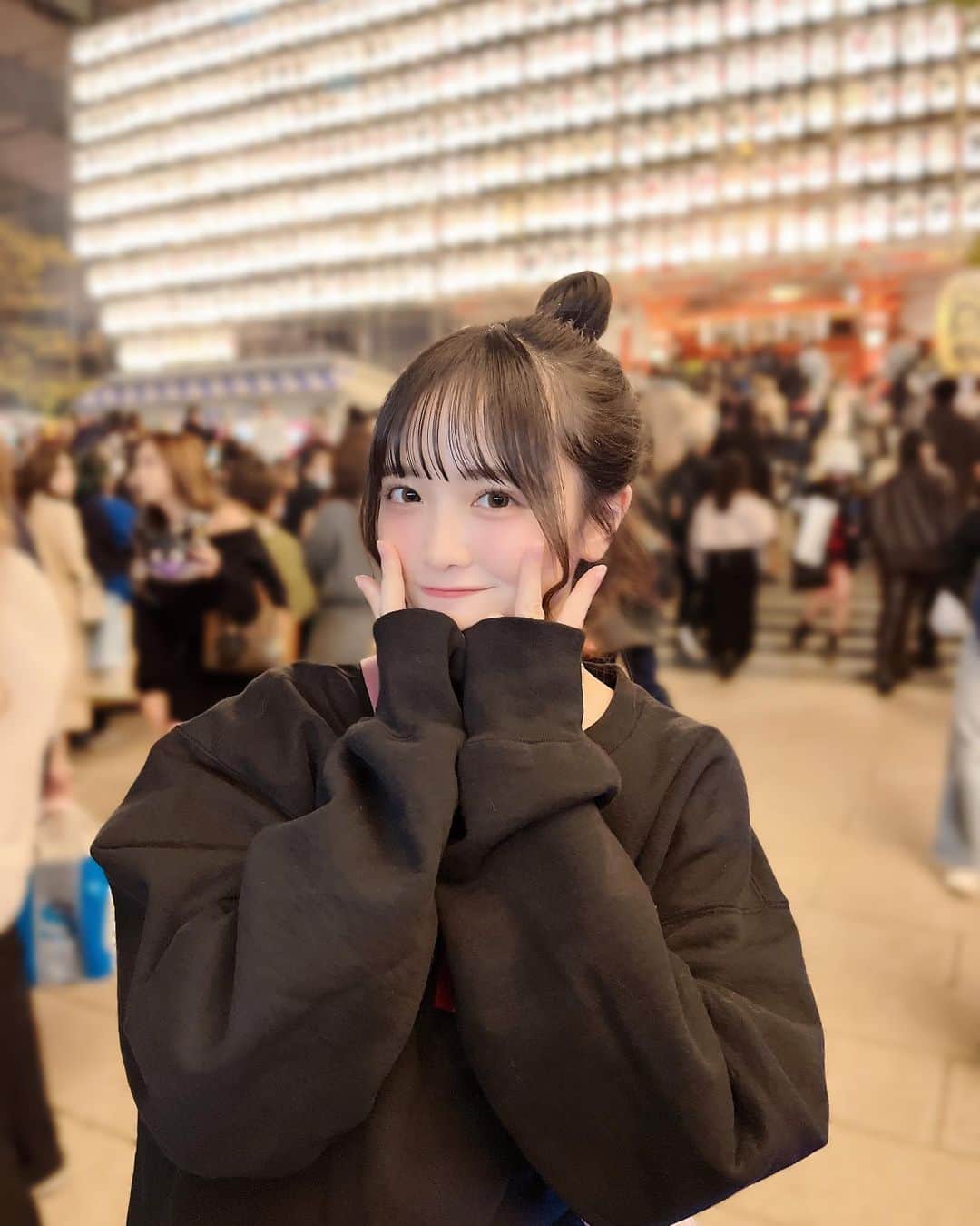 小田垣有咲のインスタグラム：「祭り寒かった！」