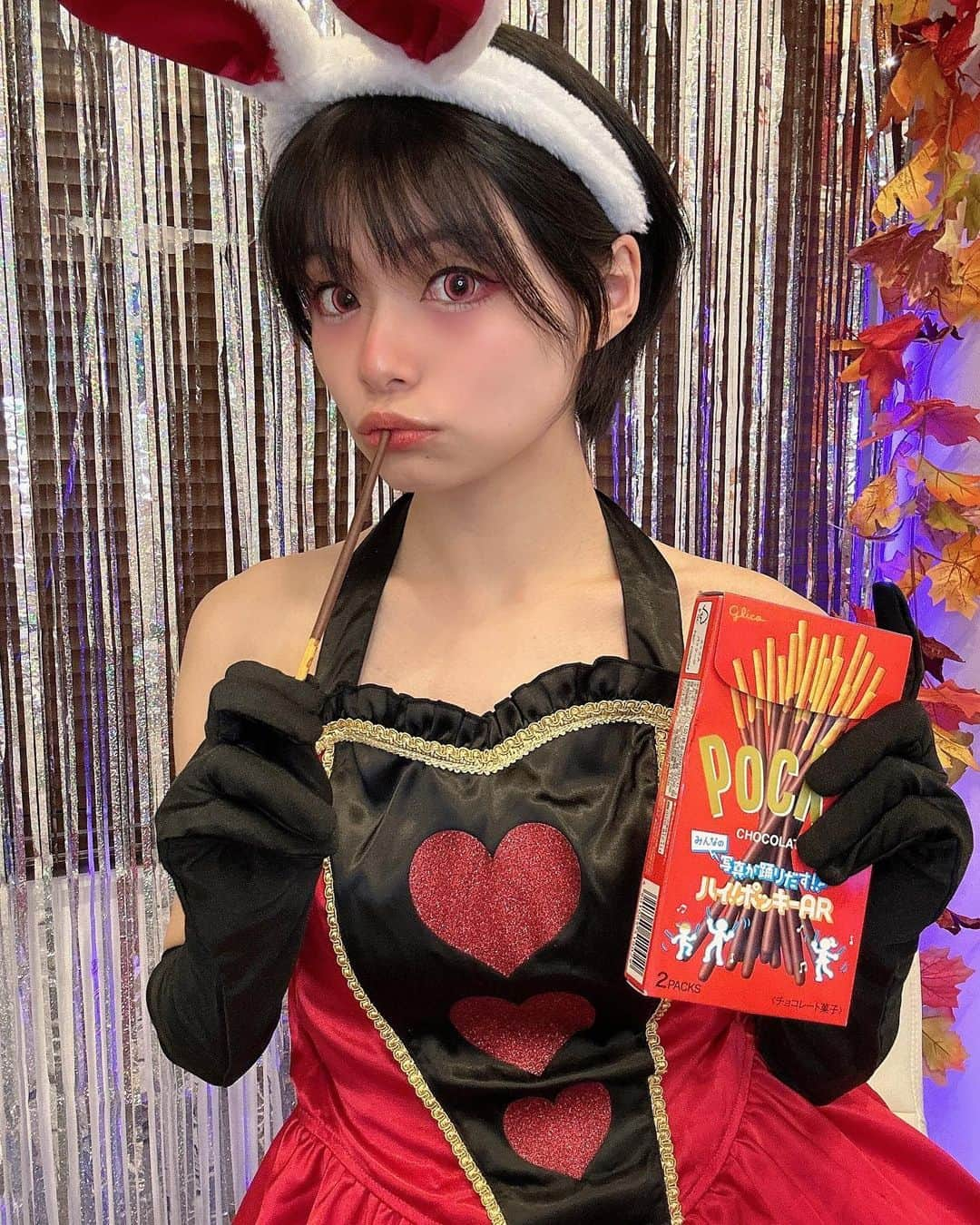 熊手萌さんのインスタグラム写真 - (熊手萌Instagram)「配信でコスプレしてポッキー食べました🥰  #ポッキーの日  #ポッキープリッツの日  #ポッキー  #バニー  #バニーガール」11月11日 23時02分 - kumademegumi