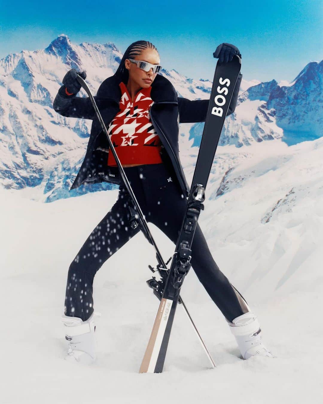 のインスタグラム：「Bold fashion and high altitudes. Take your look to the limit with BOSS x Perfect Moment #BeYourOwnBOSS」