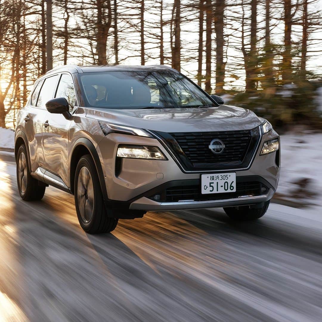 Nissanのインスタグラム：「e-4ORCE and e-POWER joined forces and made the Nissan X-Trail invincible! 💪 ​  #Nissan #NissanXTrail #e4ORCE #ePOWER #SUV #Crossover #SUVsOfInstagram」