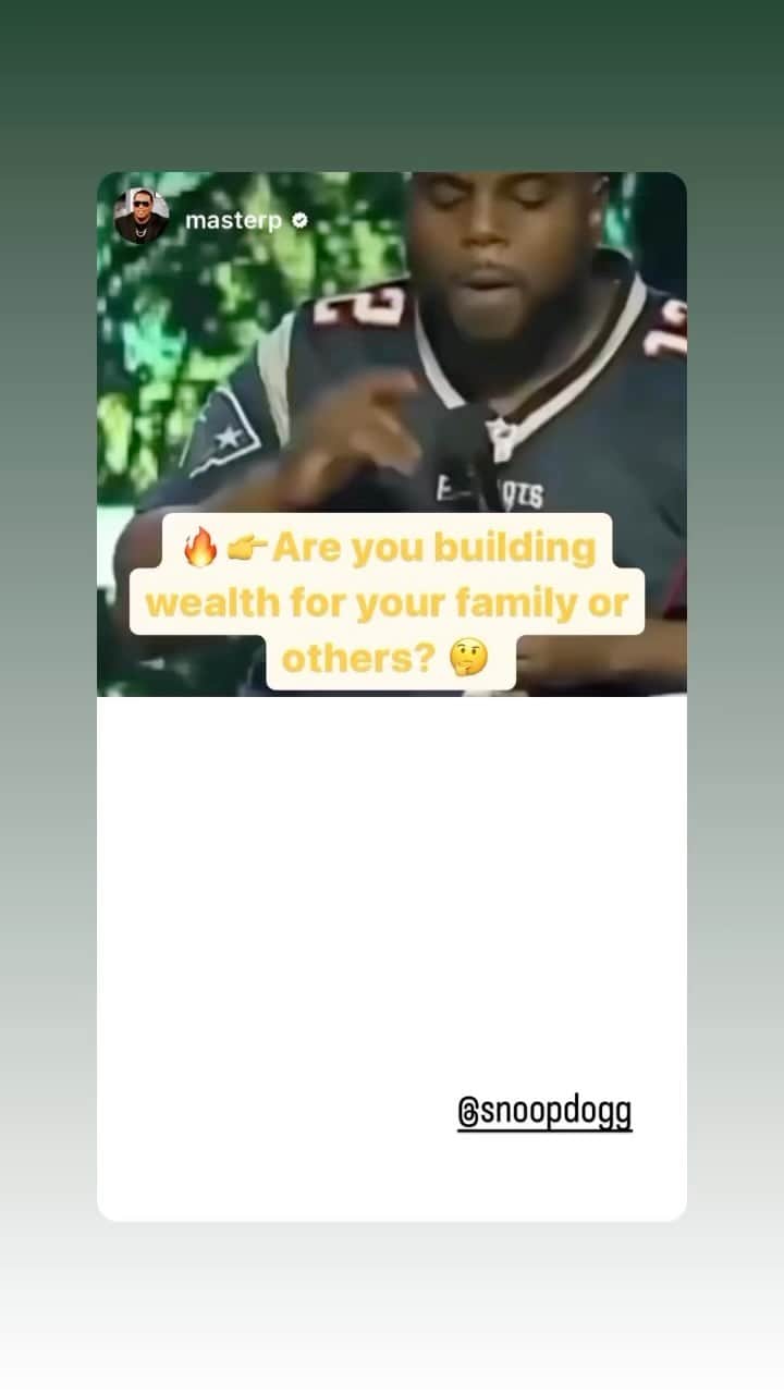 スヌープ・ドッグのインスタグラム：「Understood 🙏🏾」