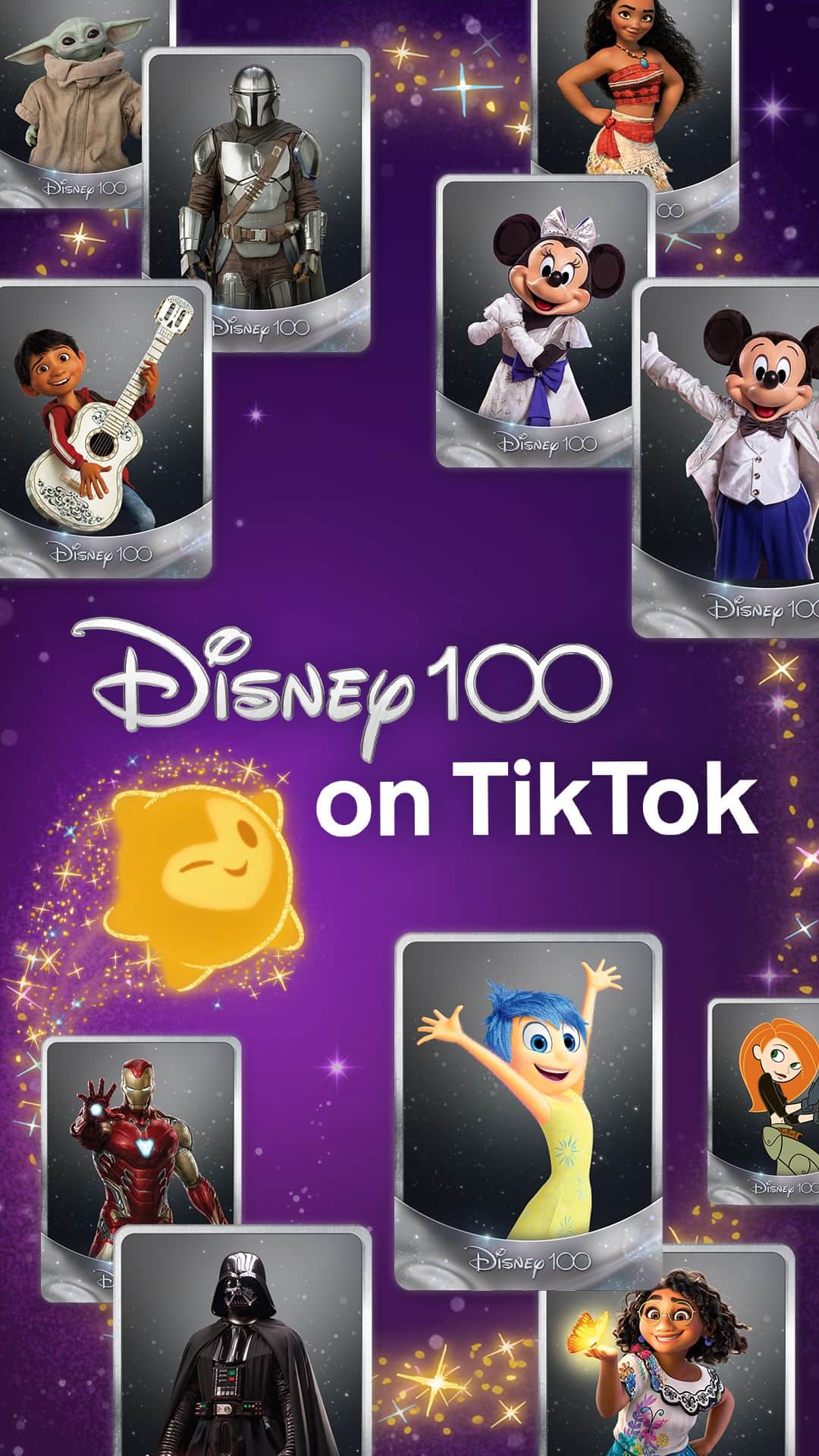 Disneyのインスタグラム：「#Disney100 on @TikTok is a wish come true! 100 years of stories, magic, and memories in one special experience.」