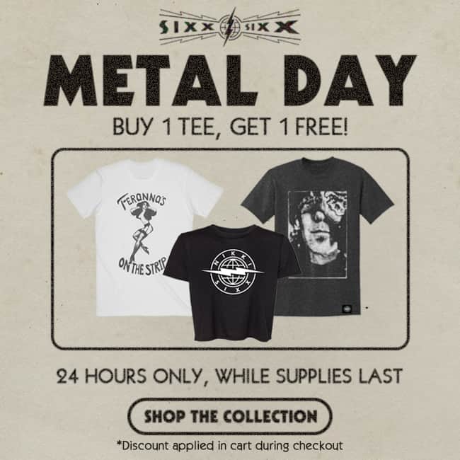 ニッキー・シックスのインスタグラム：「🔥 Shop now in the Sixx On Sixx Collection today only!! 🔥 LINK IN BIO」