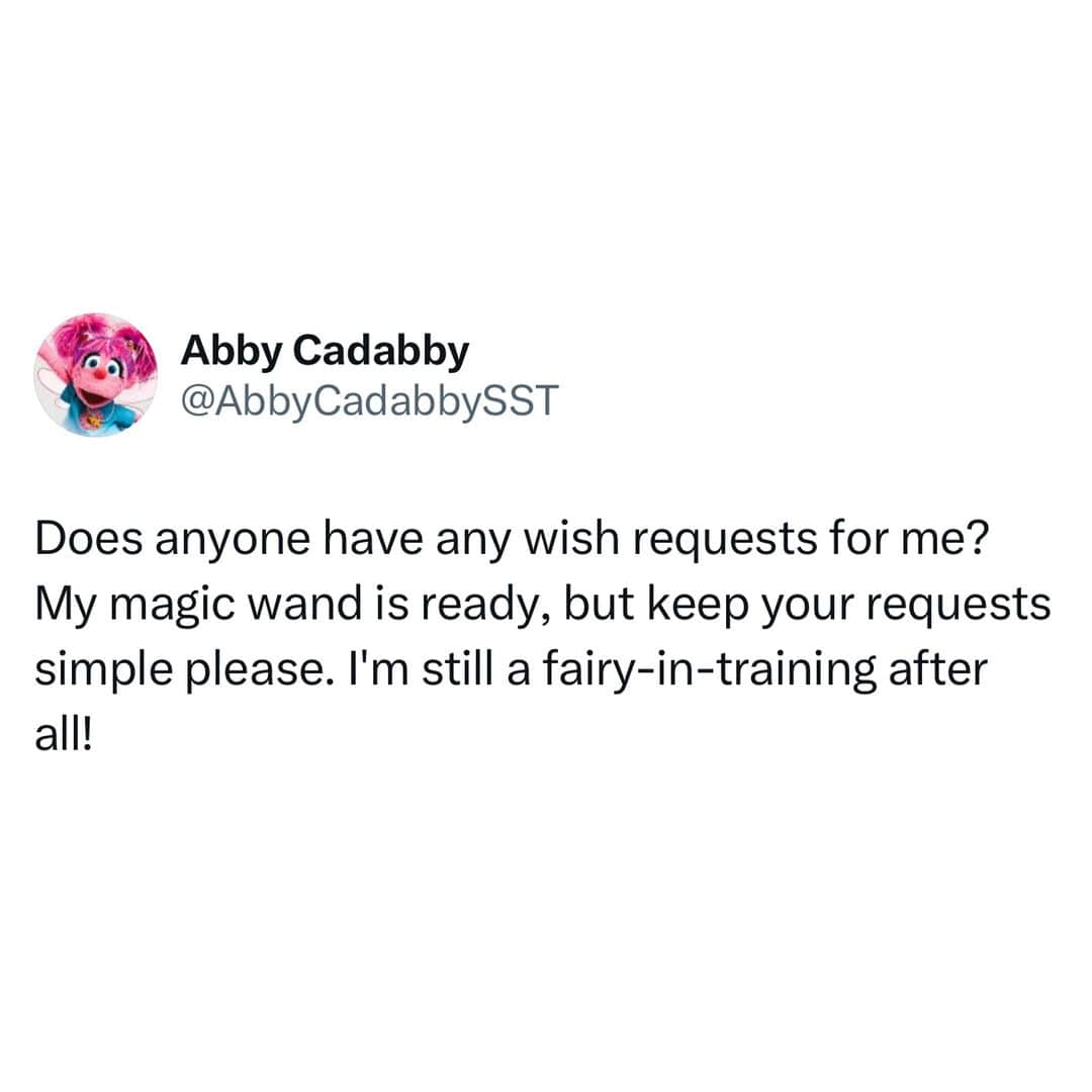 セサミストリートのインスタグラム：「It's 11/11, what's your wish? Our local fairy-in-training is all ears! 💫💖⏰」