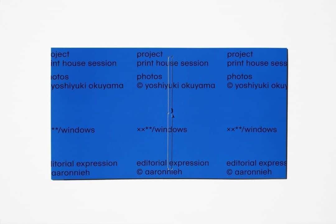 奥山由之のインスタグラム：「【Art Book Release】 The “Print House Session” project assembled teams consisting of four print houses and four designers, collaborating to craft an art book that showcases the work of a single artist.  SunM Color × Mariko Okazaki LIVE ART BOOKS × Yuri Uenishi TOKYO INSHOKAN PRINTING × Yoshihisa Tanaka YAMADA PHOTO PROCESS × Aaron Nieh  The aforementioned individuals reinterpreted Okuyama’s new work “windows” (published by AKAAKA Art Publishing in 2023). The unique vision of the designers combined with the superior craftsmanship of the print houses culminated in the creation of the art books. You can purchase them at this web shop→printhouse.base.shop  *The photo is from “xx**/windows”.  【Bibliographic Information】 “xx**/windows” Printer: YAMADA PHOTO PROCESS @yamada_photo_process Design: Aaron Nieh @aaronnieh Size: 210×380mm Pages: 64 pages Binding: Parallel three-hole binding Price: ¥3,200 (tax included)  【Planning & Organizer】 Print House Session @printhousesession roshin books @roshinbooks flotsam books @flotsambooks  ー  【アートブック発売】 4つの印刷所、4人のデザイナーがそれぞれチームを組み、1人のアーティストの作品のアートブックを作るプロジェクト「Print House Session」  サンエムカラー × 岡崎真理子 LIVE ART BOOKS × 上西祐理 東京印書館 × 田中義久 山田写真製版所 × Aaron Nieh  以上の方々に奥山の新作『windows』（2023年に赤々舎より既刊）を再解釈して頂き、デザイナーの皆さまの斬新な発想を、印刷所の卓越した技術によって作り上げました。 こちらのWEBショップにてご購入頂けます。→printhouse.base.shop  ※写真は『xx**/windows』です。  【書誌情報】 『xx**/windows』 印刷所：山田写真製版所 @yamada_photo_process デザイン：アーロン・ニエ @aaronnieh 判型：210×380㎜ 頁数：64ページ 仕様：並列三つ目綴じ 価格：¥3,200（税込）  【企画・運営】 Print House Session @printhousesession roshin books @roshinbooks flotsam books @flotsambooks  #奥山由之 #yoshiyukiokuyama #windows #アートブック #artbook」