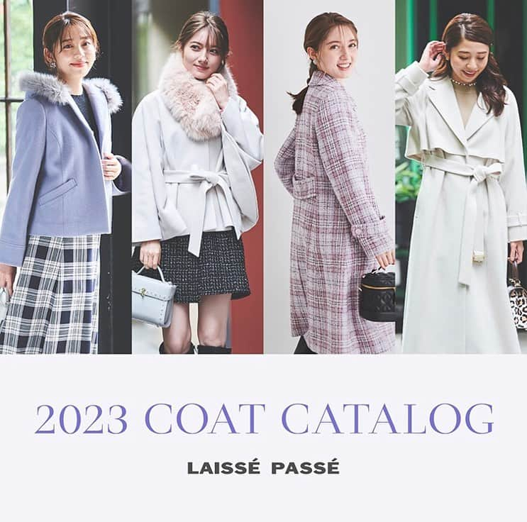 レッセ・パッセルームのインスタグラム：「. 2023 COAT CATALOG  LAISSE PASSEではコートが豊富に揃いました・・・♪ タイプ別のオススメコートをPICK UP！ お選びいただけるこの時期にぜひ公式オンラインストアをご覧下さい🌟  《line up》 01:with fur 02:Tweed 03:Wool 04:Quliting 05:Down  ======================================   🤍NOVELTY FAIR🤍 対象コートをお買い上げで、ティペットをプレゼント🎁  《 期間 》 11.9(木)10:00～11.27(月)10:00　 公式オンラインストアのみ 《 プレゼント内容 》 ①ファーティペット（先着） ②5,000ポイント（抽選で5名様）  ======================================   ======================================   ＼期間限定！ALL10％OFF／ 〜11/13月)10:00まで  ======================================   #laissepasse  #laissepasseonlinestore  #レッセパッセ #レッセパッセオンラインストア #アウターコーデ #冬コーデ #お呼ばれコーデ #大人可愛い #大人フェミニン」