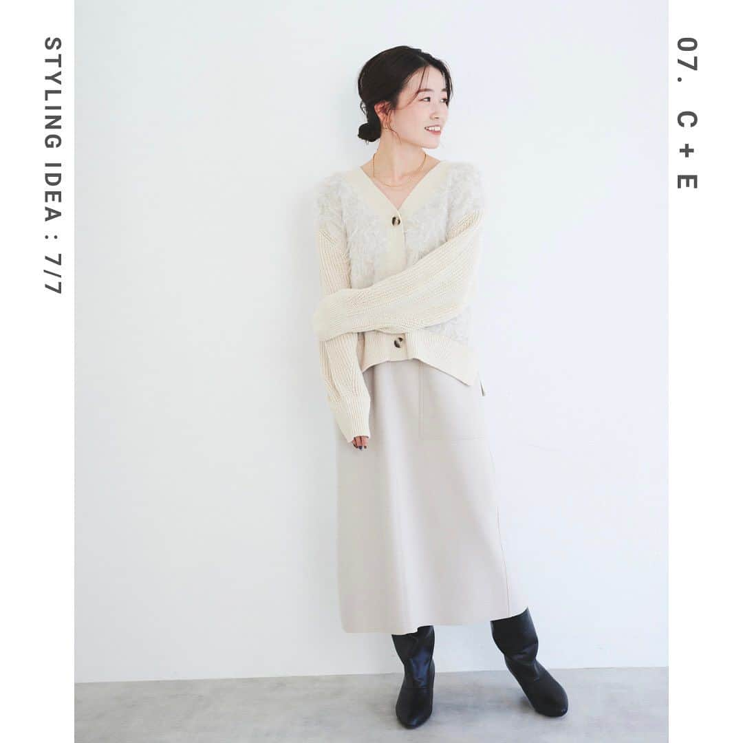 le. coeur blancさんのインスタグラム写真 - (le. coeur blancInstagram)「. 【 冬のSTYLING IDEA 】 これさえあればOK! 8アイテムで作る7コーデ  ⁡ - feminine - ⁡ フェミニン派さんにお勧めなスタイリングを 8アイテムだけ使った7コーデでご紹介✨ ⁡ これさえ持っておけば着回しOK◎ 冬のワードローブに迎えておきたいアイテムリスト。 ⁡ ⁡ ▶︎アイテムの詳細は画像タップでCHECK！ ⁡ ⁡ ⁡ _____________________ < 𝗶𝗻𝘀𝘁𝗮 𝗹𝗶𝘃𝗲 𝘀𝗰𝗵𝗲𝗱𝘂𝗹𝗲 > ⁡ 11/16(木) 「ペルルペッシュアイテムご紹介」有楽町マルイ店 11/17(金) 「天神地下街店初ライブ：ミニショップクルーズ」天神地下街店 11/21(火) 「ニットをたっぷりご紹介」天王寺ミオ店  ⁡ ⁡ ⁡ ※日時や内容は変更になる場合もございます。 　詳しくは前日のストーリーズでお知らせします。 ⁡ ⁡ ⁡ ⁡ ⁡ ⁡ ⁡ ⁡ ⁡ ⁡ ⁡ ⁡ ⁡ ⁡ ⁡ ⁡ ⁡ ⁡ ⁡ ⁡ ⁡ ⁡ ⁡ ⁡ ⁡ ⁡ ⁡ #lecoeurblanc #ルクールブラン #le_23aw #autumn #winter #le_web #styling #stylingidea #feminine #フェミニン #着回し」11月12日 12時06分 - lecoeurblanc_official