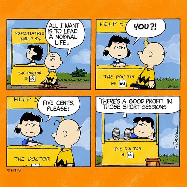 スヌーピーのインスタグラム：「Lucy has mastered girl math」