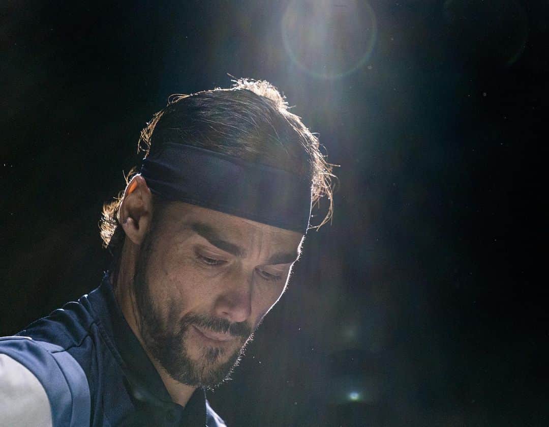 ファビオ・フォニーニのインスタグラム：「Merci bien Metz 👋🇫🇷 @moselleopen   📸 @antoinecouvercelle」