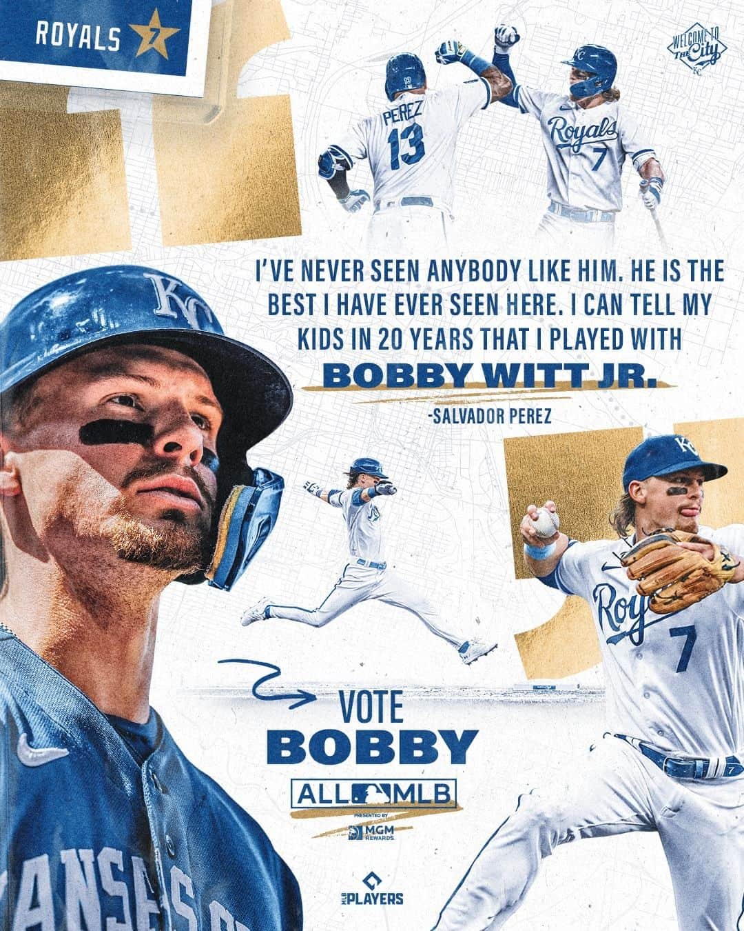 カンザスシティ・ロイヤルズのインスタグラム：「Bobby's got The Captain's vote. 🫡」
