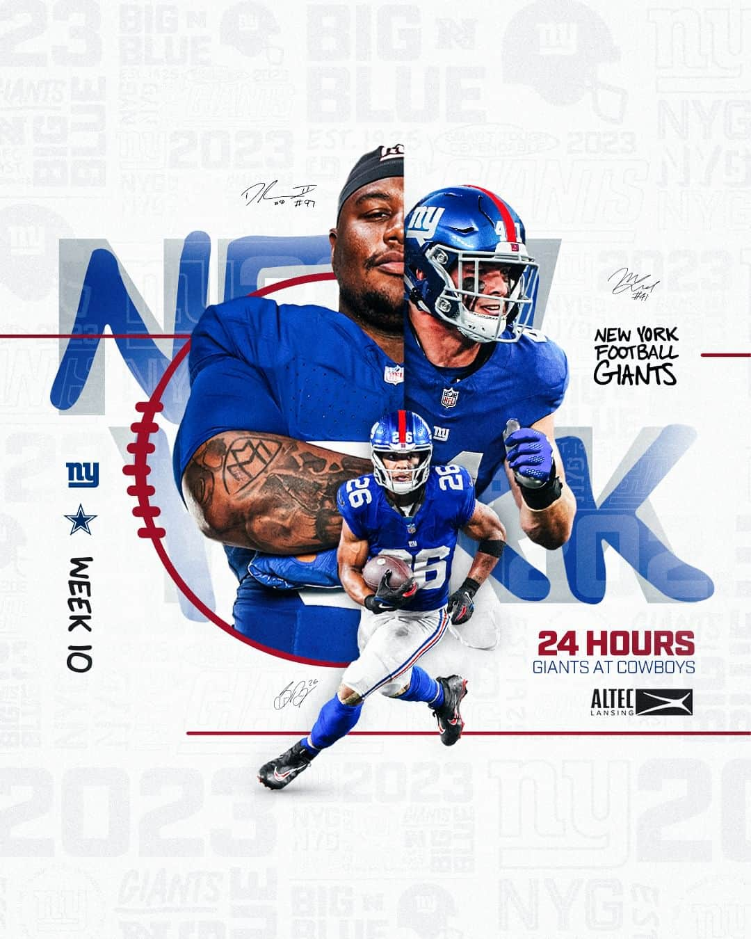 New York Giantsさんのインスタグラム写真 - (New York GiantsInstagram)「24 HOURS ⏰」11月12日 6時25分 - nygiants