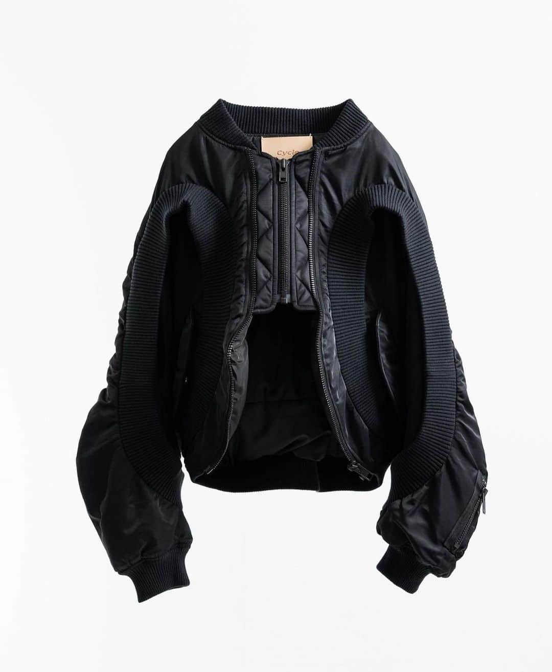 M.Y.O.Bのインスタグラム：「x @nubian_tokyo  @nubian_tokyo_womens   collaboration exclusive item  【Men’s size ECO NYLON RIB MA-1 -BLACK-】  available at NUBIAN store」