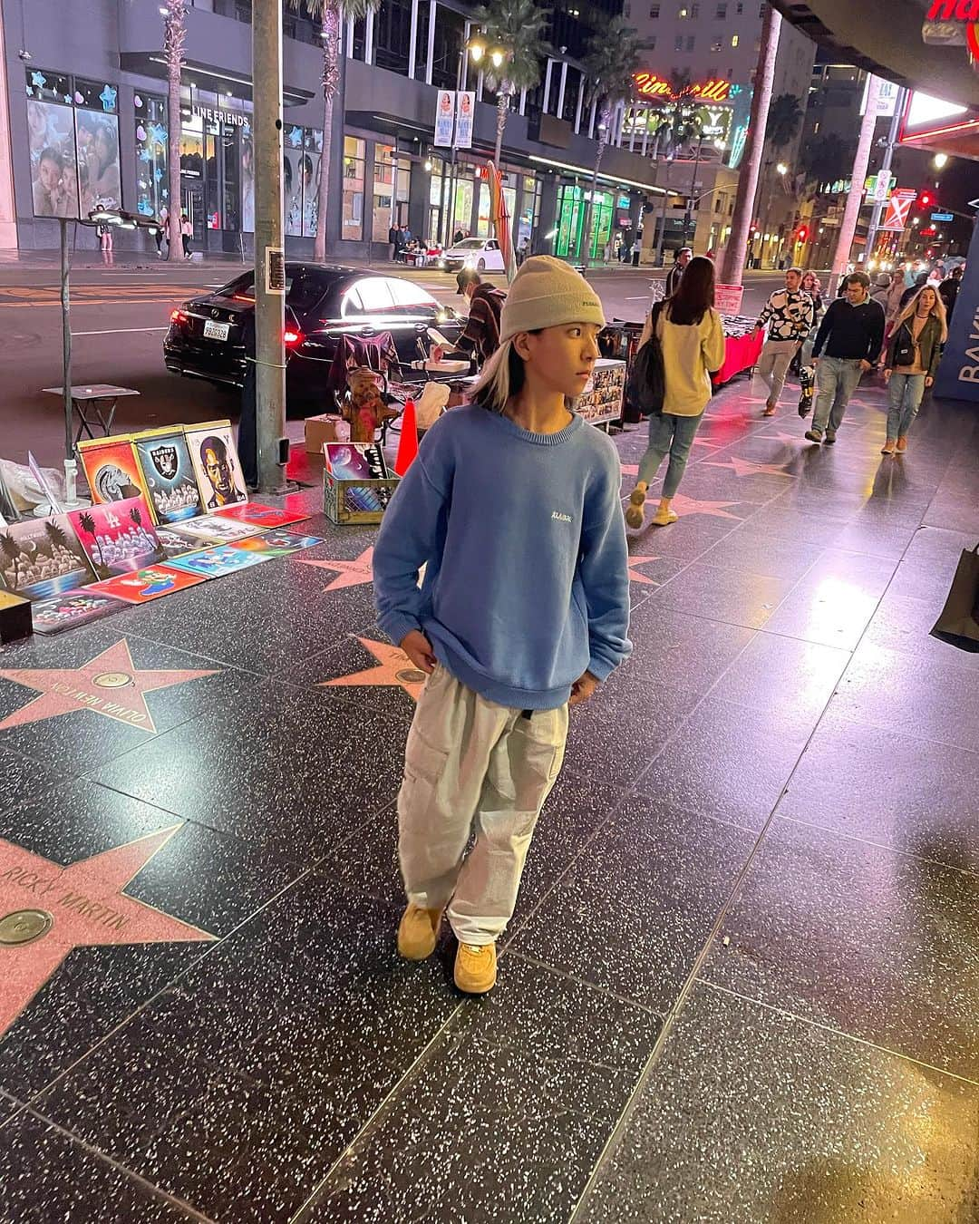 飯沼月光さんのインスタグラム写真 - (飯沼月光Instagram)「@xlargejp in Hollywood🇺🇸」11月12日 7時37分 - bboy_tsukki