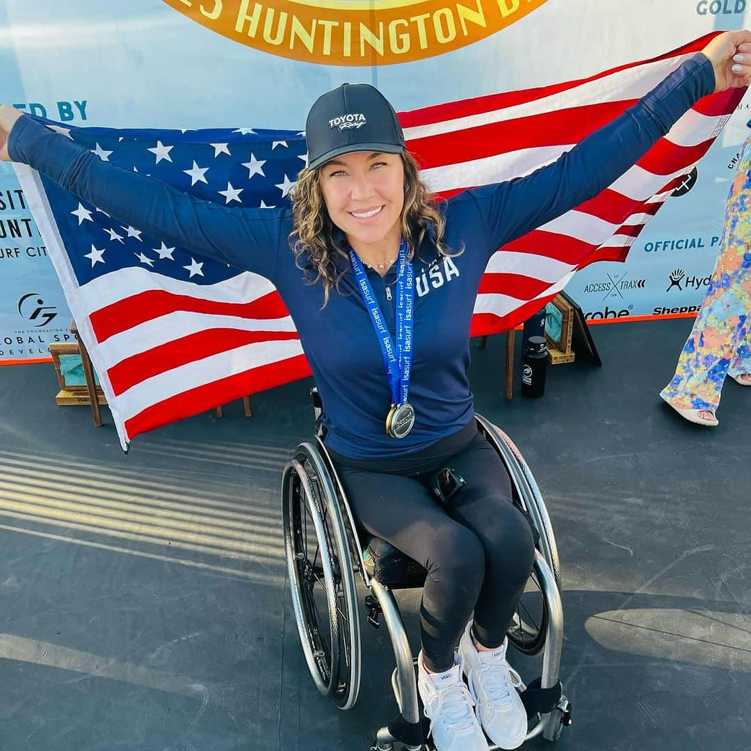 アラナ・ニコルズさんのインスタグラム写真 - (アラナ・ニコルズInstagram)「2023 World Adaptive Surfing Womens Sit division Champion!!!  No words, just some BIG ol feelings🥹  Thank you @isasurfing  Thank you @teamtoyota  Thank you @macskiusawaveski  Thank you @salesforce  Thank you @handsonconcepts  Thank you @seanbrody  Thank you @usasurfing  Thank you @smithoptics  Thank you @hi5sfoundation  Thank you @surfcityusa  And thank you @roytuscany for your support.   #worldchampion #parasurfing #adaptivesurfing #teamtoyota #shred #surf #waveski」11月12日 9時35分 - alanathejane