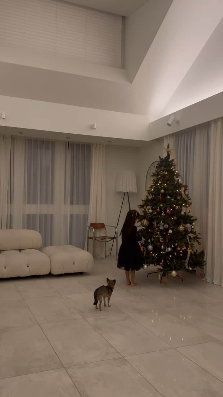 岡田美季のインスタグラム：「Christmas tree🎄❤️ #christmastree」