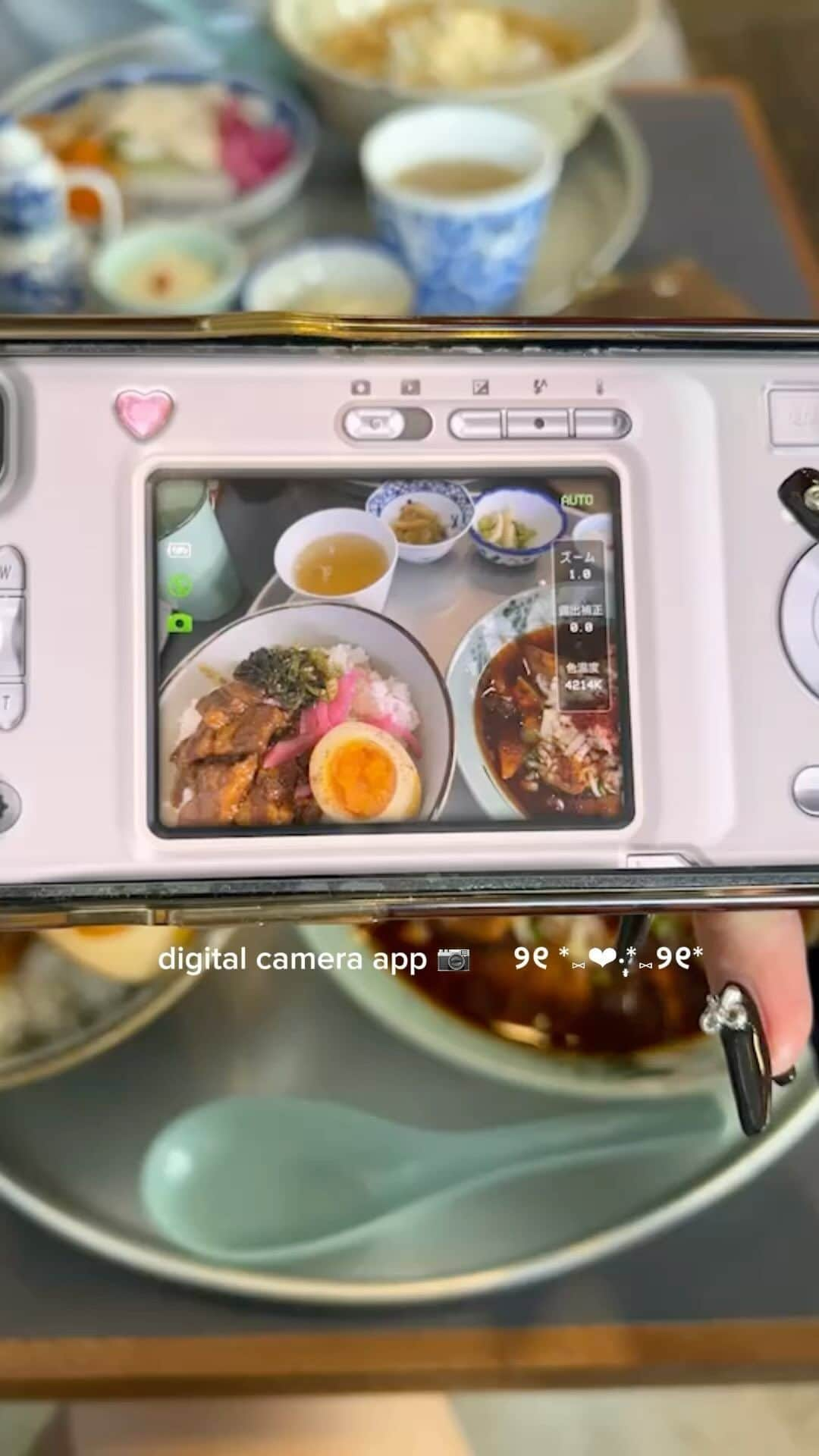 高田茉実のインスタグラム：「digital camera app📷♡」