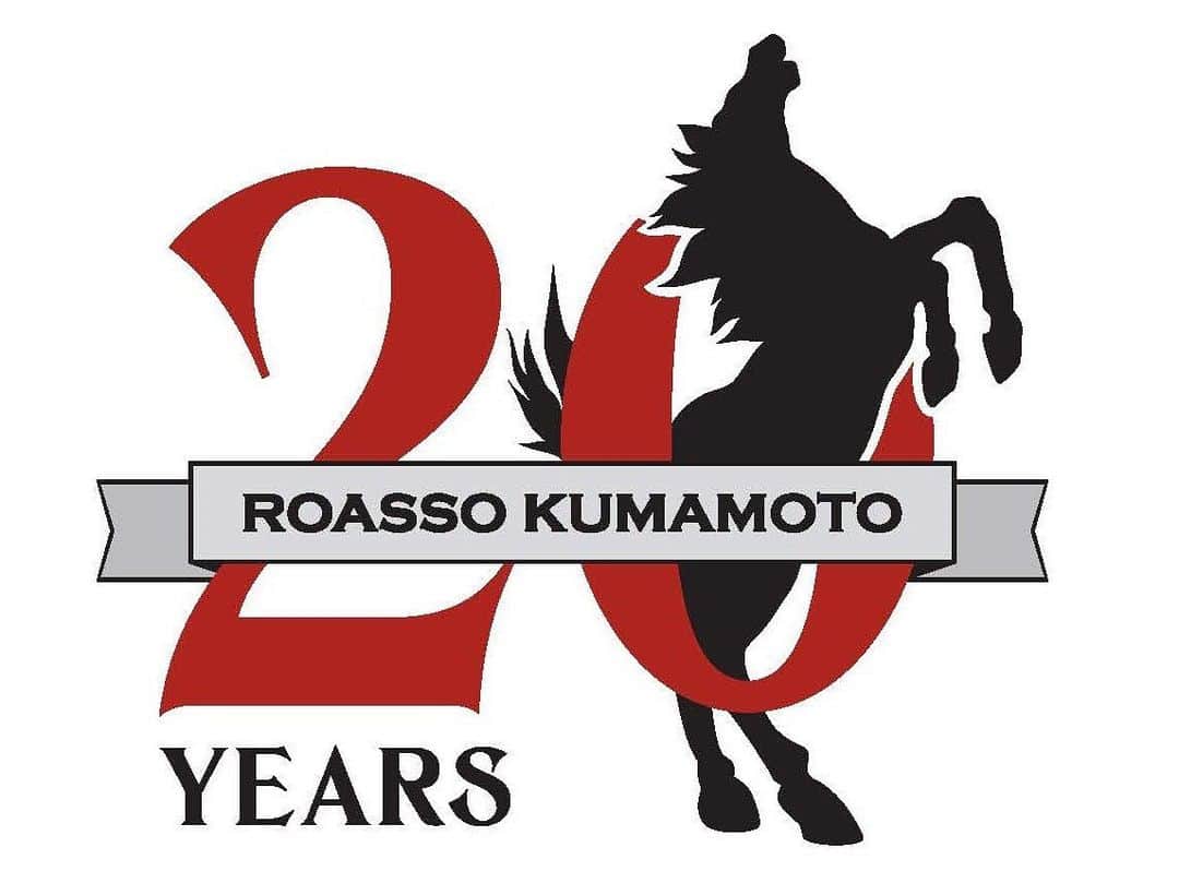 ROASSO KUMAMOTOのインスタグラム：「2024年シーズン、#ロアッソ熊本 がクラブ設立20周年を迎えるにあたり、クラブが取り組む「20周年記念事業」の一環として、このたび「20周年メモリアルシンボル」を制作いたしました。」