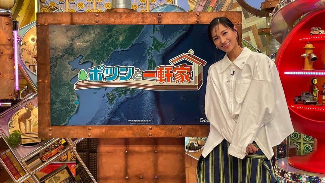 高橋ユウのインスタグラム：「#ポツンと一軒家 出演させてもらいました🏠🤍 ホーリーメイク　@hori_hairmake   町を愛し、人を愛し、また新たな野望のある男性の元へ訪れたVTR。 感動と勇気をいただきました🍄  このあと10時からは朝日放送 #たとえあなたを忘れても  に出演させていただいています📺 引き続きご覧ください🤍🤍」