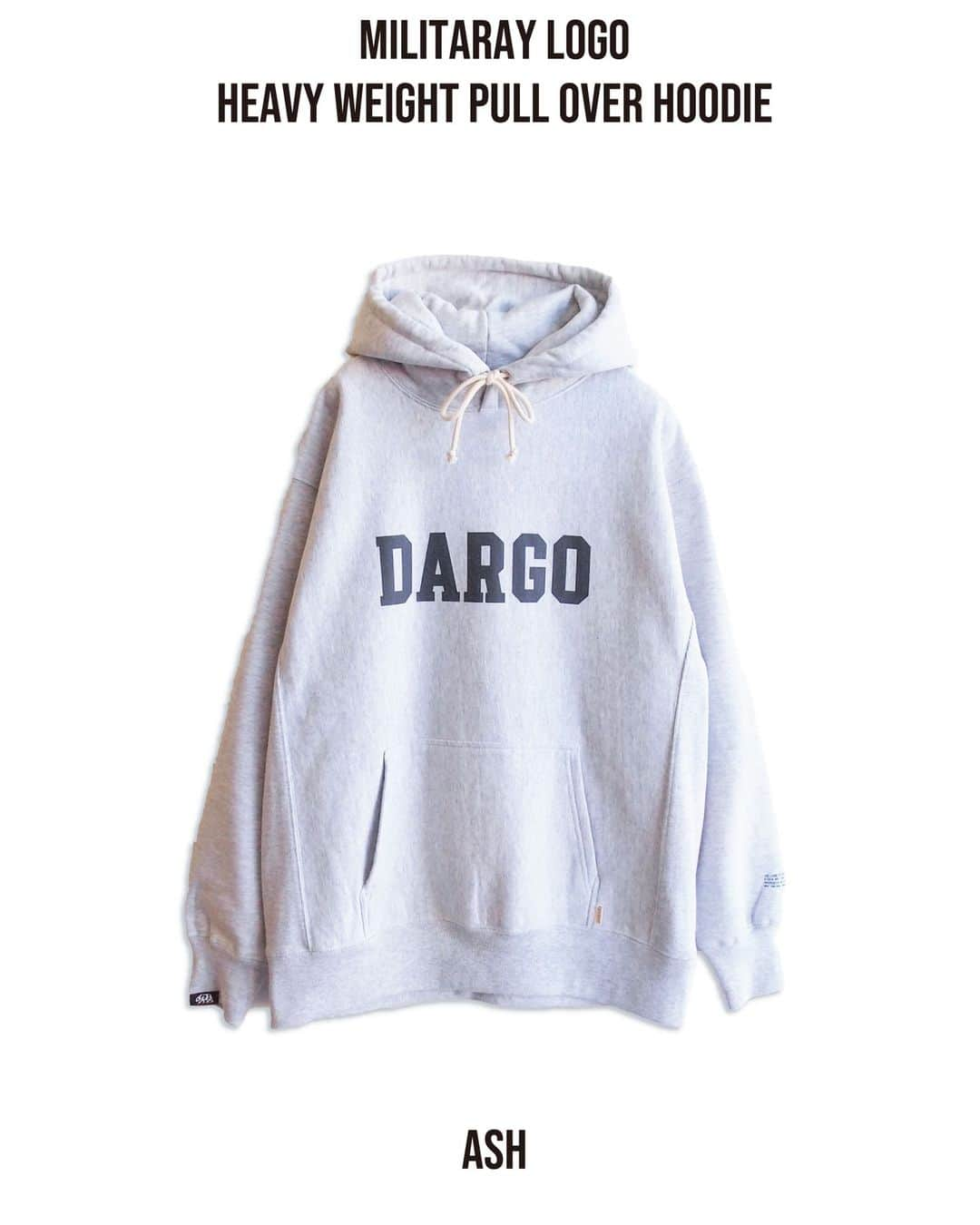 DARGO T-shirt &Sign Artのインスタグラム：「実店舗にて絶賛ご予約受付中です 　 　 サイズサンプルは上下ともに各サイズ ご用意しておりますので着用感がご心配なお客様は是非直接ご覧ください！ 　 　 単品でも、セットアップでも、どちらでもお選びいただけます（詳細や決済方法は下記にて↓） 　 　 ＜実店舗サイズサンプル一覧＞ パーカー / M, L, XL, XXL スウェットパンツ / M, L, XL 　 　 【DARGO】 Military Logo 12onz Heavy Weight Hoodie & Sweat Pants 受注予約受付（実店舗限定） 　 期日：11/11(土), 12(日), 13(月) 12:00〜19:00 お受渡し予定日：11/30(木)以降 　 【サイズ】 Hoodie / M, L, XL, XXL Pants / M, L, XL 上下お好きなサイズをお選びいただけます！ 　 【プライス】 Hoodie / 11000yen(税込) Pants / 9900yen(税込) SET UP / 18700yen(税込) 　 　 ※要 事前決済！ 　 　 #dargojapan #dargo2023aw #sweathoodie #usafa #kumamotocity #kumamoto #ダーゴ #アメカジ #スウェットコーデ #スウェットスタイル #パーカー #パーカーコーデ #熊本 #熊本市 #熊本tシャツ」