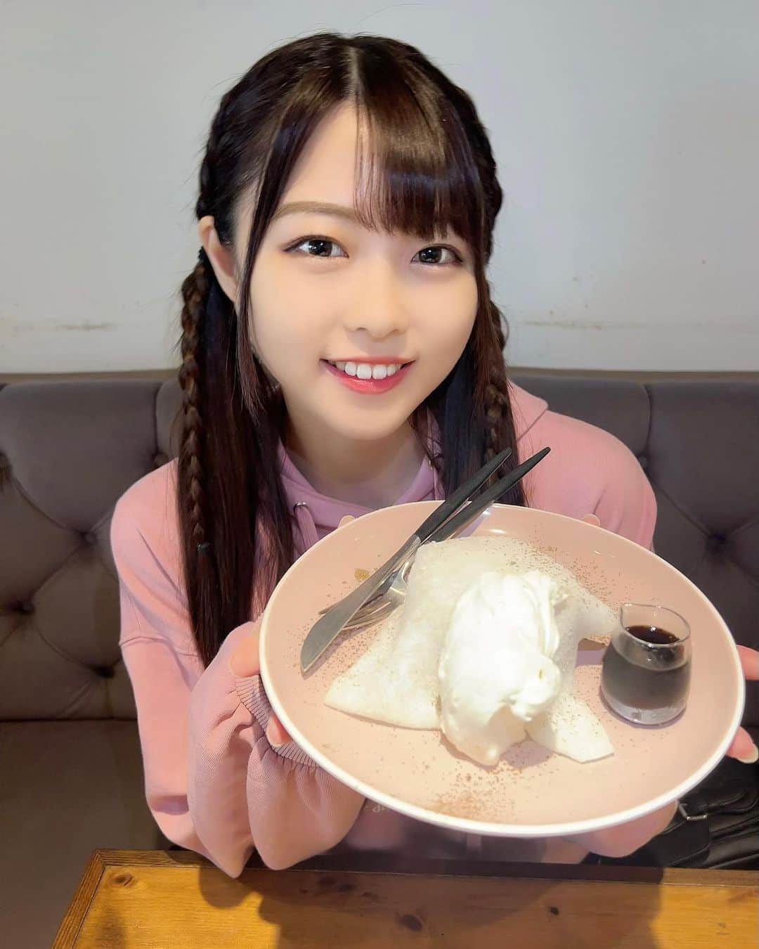 船戸ゆきののインスタグラム：「新潟で行ったカフェ☕*°」