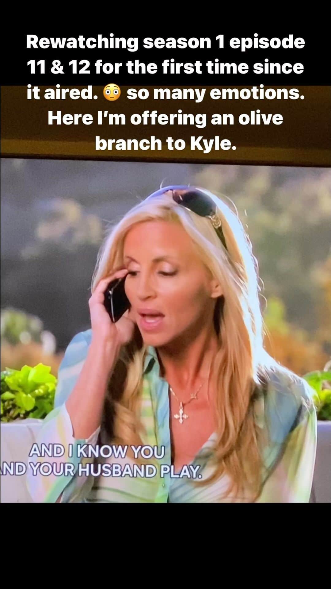 カミール・グラマーのインスタグラム：「Rewatching season 1 episode 11 and 12 for the first time since it aired. 😳Doing my homework for an upcoming podcast. So much to unpack. #rhobh」
