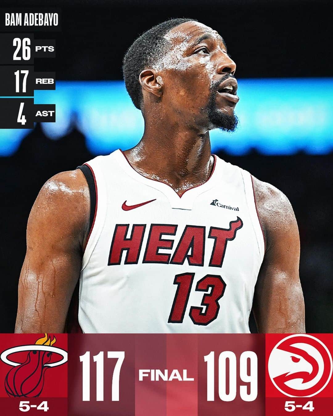 NBAのインスタグラム：「Saturday’s winners… @miamiheat @celtics @orlandomagic & @cavs!」