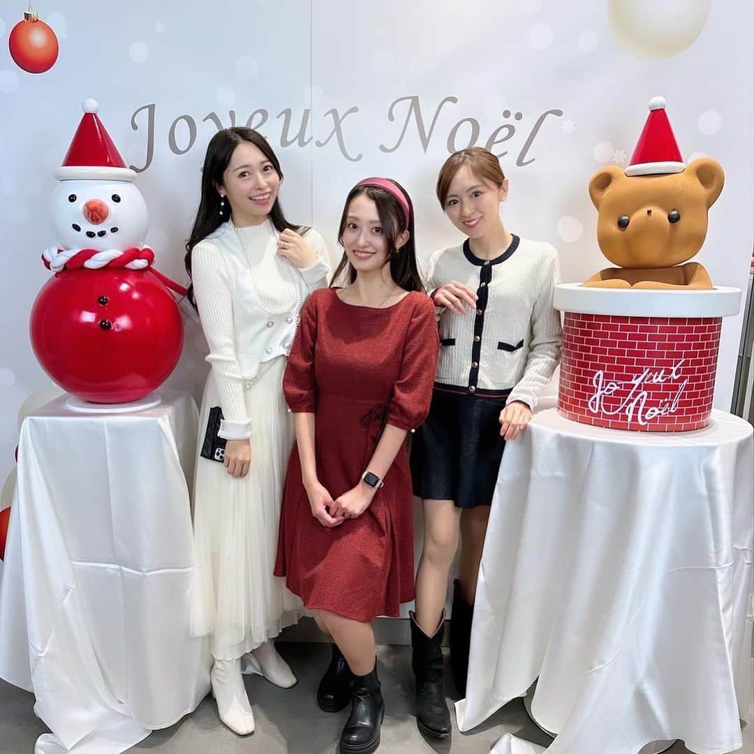 黒澤ゆりかさんのインスタグラム写真 - (黒澤ゆりかInstagram)「@louangetokyo_lemusee さんの Happy  Snow man Xmas collection 2023へ⛄️🧸🎄  可愛くて毎年ワクワクする☺️🩷 今年もとっても可愛くて今からクリスマスが楽しみです😍  食べるの勿体無いくらい可愛いんだけど食べたくなる美味しさ🤍😋  今年はサンタさんに何お願いしようかな🎁笑  本日のエリザベス女王杯も当たりますように🏇 みんなは何から？？😆  #PR @louange_tokyo  @louangetokyo_lemusee  #christmascake #クリスマスケーキ #ルワンジュ東京」11月12日 14時00分 - yurikakurosawa