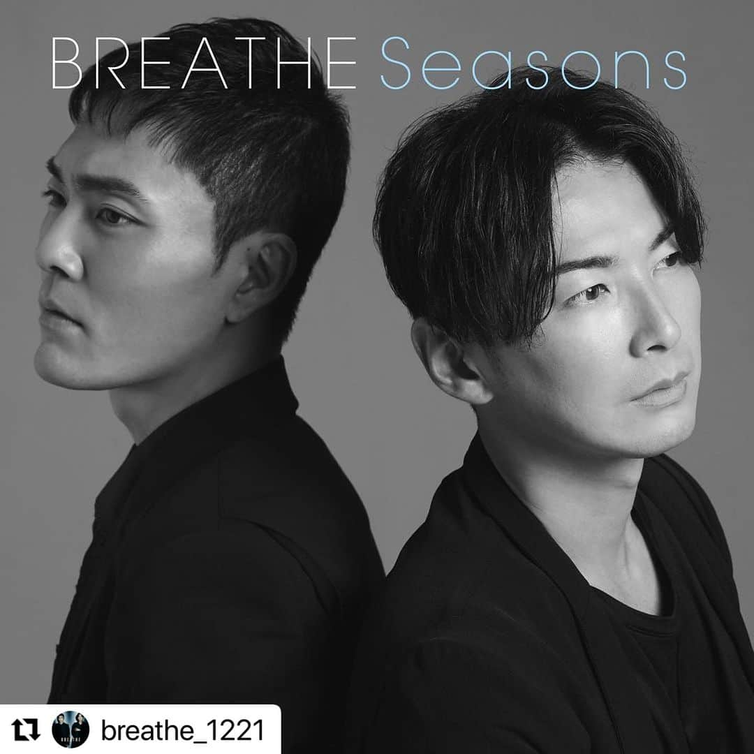 宮田悟志のインスタグラム：「. 12月配信曲は「Seasons」🎙️ これから季節を越えて、6月まで新作を毎月お届けしていきますので、ぜひ一緒に楽しんでいただけたら嬉しいです♪  #Repost @breathe_1221 with @use.repost ・・・ - BREATHEの2ndアルバムが、 来年2024年6月リリースとなります！  アルバムリリースに先行して、2023年12月6日(水)「Seasons」の配信リリースも決定！  今作のサウンドプロデュース·作詞には松尾潔、作曲は春川仁志が担当。  12年前のデビュー曲候補として温めていた至極のラブソングを現在(いま)のBREATHEが歌う。  「Seasons」のレコーディングムービーと再始動後のライブ映像を織り交ぜたミュージックビデオもYoutubeにて同時配信いたします！  また、アルバム収録曲の先行配信は「Seasons」を皮切りに、来年5月まで毎月1曲ずつをリリースして参ります♪  ぜひ皆さん、各音楽サイトをチェックしてください！ アルバムの詳細は随時お知らせいたします。  「Seasons」 Vocals：BREATHE Produced by 松尾潔 Words：松尾 潔 Music：春川 仁志 Arrangement：春川仁志  @kiyoshikcmatsuo  @harumelo1  @miyata_satoshi  @tada_kazuya  #BREATHE #Seasons #松尾潔 #春川仁志 #宮田悟志 #多田和也✨」