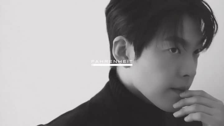 キム・ウビンのインスタグラム：「@fahrenheit.official ⚫️」