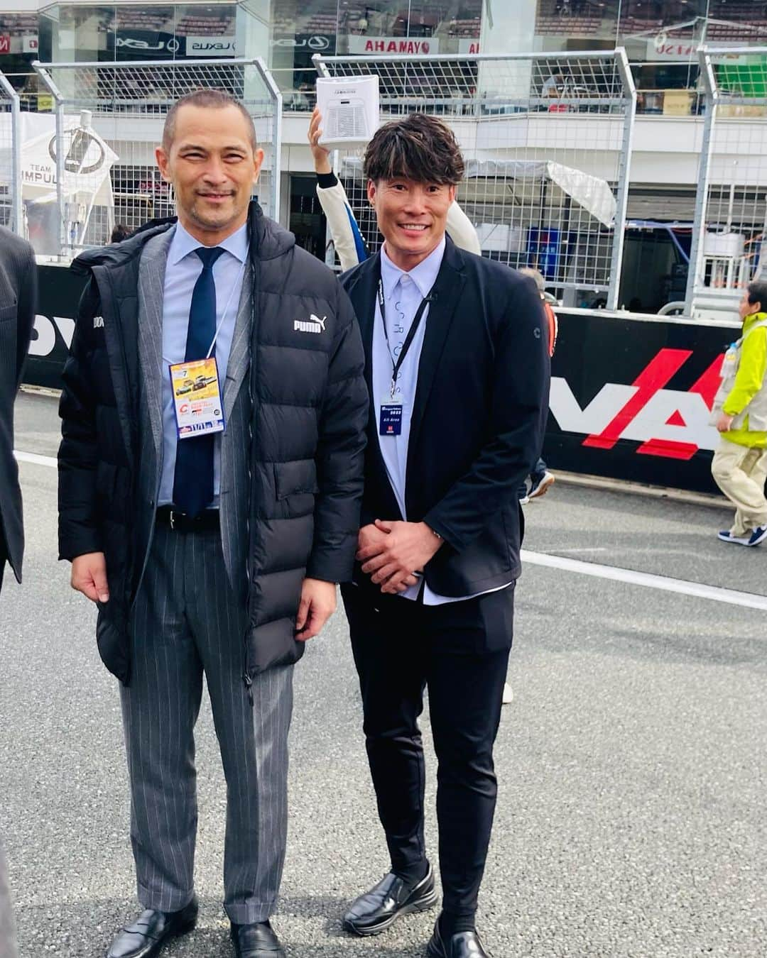 糸井嘉男さんのインスタグラム写真 - (糸井嘉男Instagram)「サーキットに❗️🏎️ には、スーパー超人がたくさんいました😳 #富士スピードウェイ  #スーパー耐久  #エアバスター #室伏広治 さん　#豊田章男 さん」11月12日 15時44分 - itoiyoshio_7