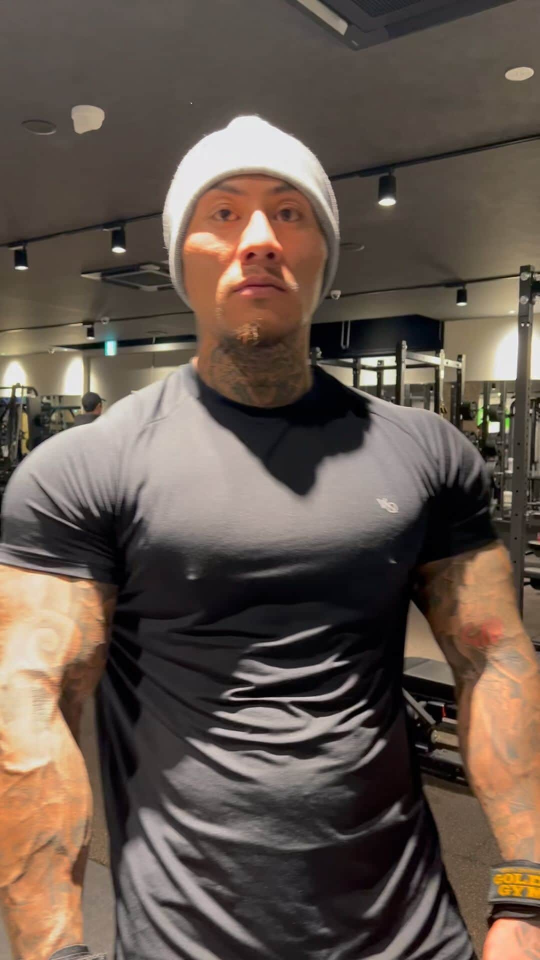 中村直輝のインスタグラム：「#training#flex#fitness#tattoo#japanesetattoo#workout#physique#bodybuilding  🏋️🔥💀🔥🧘」