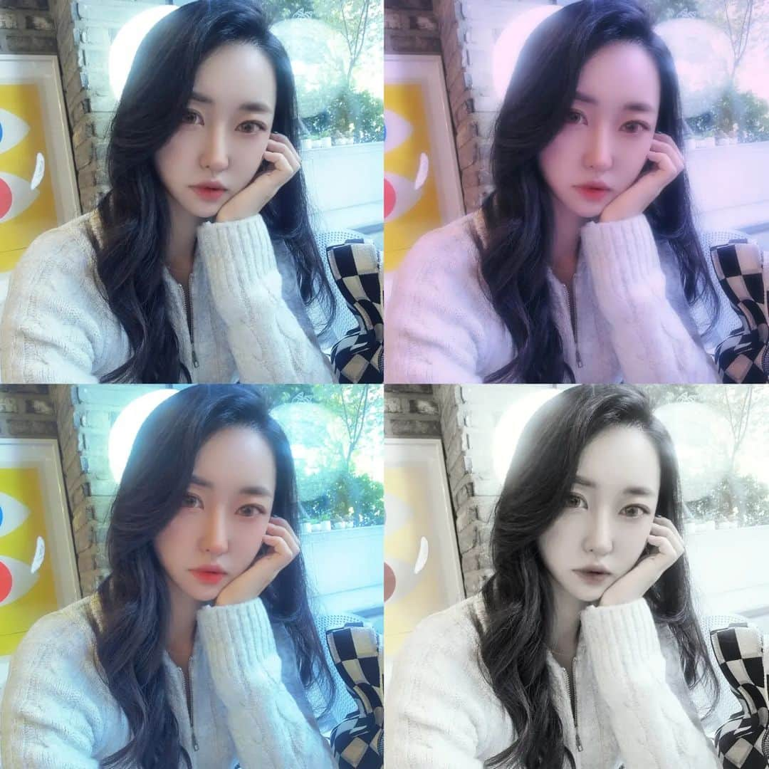 minikkallongのインスタグラム：「필터 없으면 안됨 이제..ㅎ #셀고#셀카#selfie」