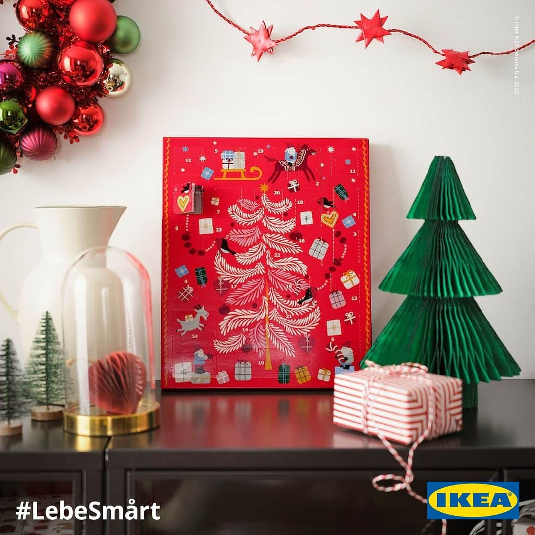 IKEA Austriaさんのインスタグラム写真 - (IKEA AustriaInstagram)「Dein IKEA Adventkalender ist wieder da! Öffne jeden Tag ein Türchen und genieße leckere Überraschungen und zwei IKEA Aktionskarten im Wert von 10 bis 1.000 €! Jetzt für nur 14,99 € in deinem Einrichtungshaus! 🎁🎄#LebeSmårt」11月12日 16時37分 - ikeaaustria