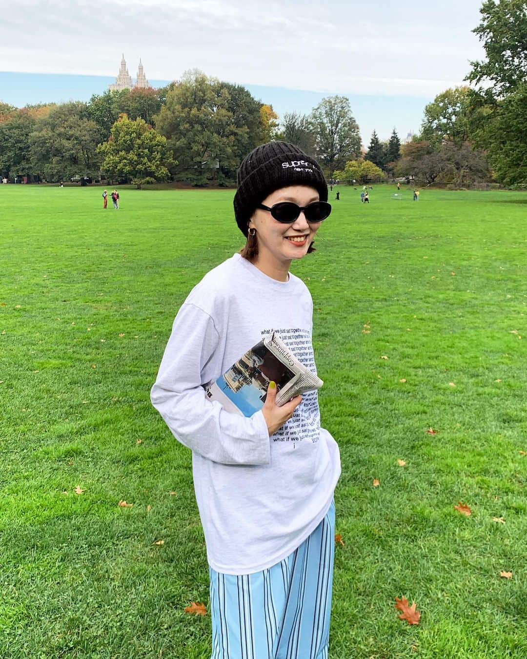 青木美緒さんのインスタグラム写真 - (青木美緒Instagram)「Central Park⛲️⛲️ SATCで良く観ていて行ってみたかったところ☺️🫶 . お気に入りの場所だったから最終日の朝の出発前にも来た☺️💓 . #ニューヨーク #ニューヨーク観光 #ニューヨーク旅行 #nugu_ny」11月12日 17時18分 - m_ooo