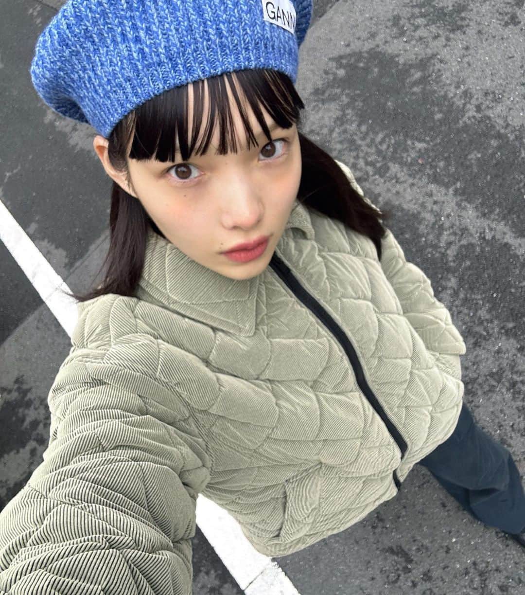 江崎ななほのインスタグラム：「急に冬 #soduk #ad」