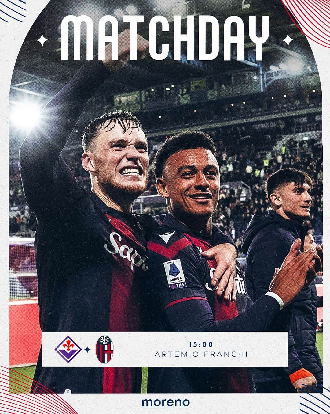 ボローニャFCのインスタグラム：「Oggi è MATCHDAY💥  #ForzaBFC #WeAreOne」