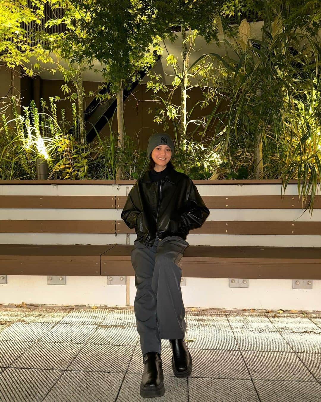 山口厚子さんのインスタグラム写真 - (山口厚子Instagram)「新調したニット帽🫶  #冬の寒さ #耐えれないかも #でもオシャレしたい」11月12日 18時52分 - atu_yaman