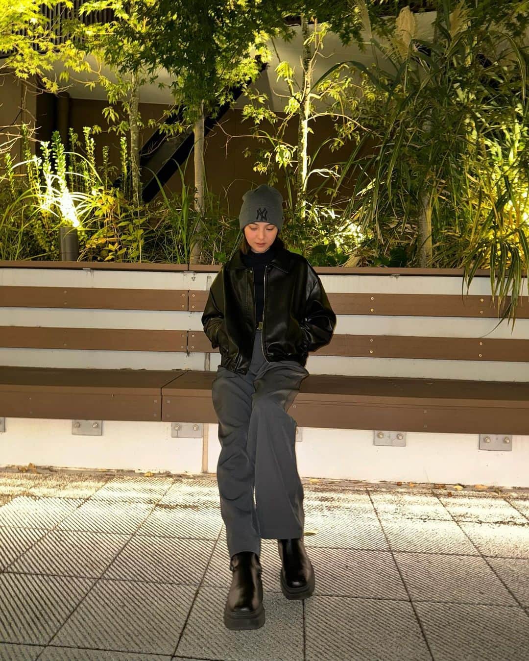山口厚子さんのインスタグラム写真 - (山口厚子Instagram)「新調したニット帽🫶  #冬の寒さ #耐えれないかも #でもオシャレしたい」11月12日 18時52分 - atu_yaman