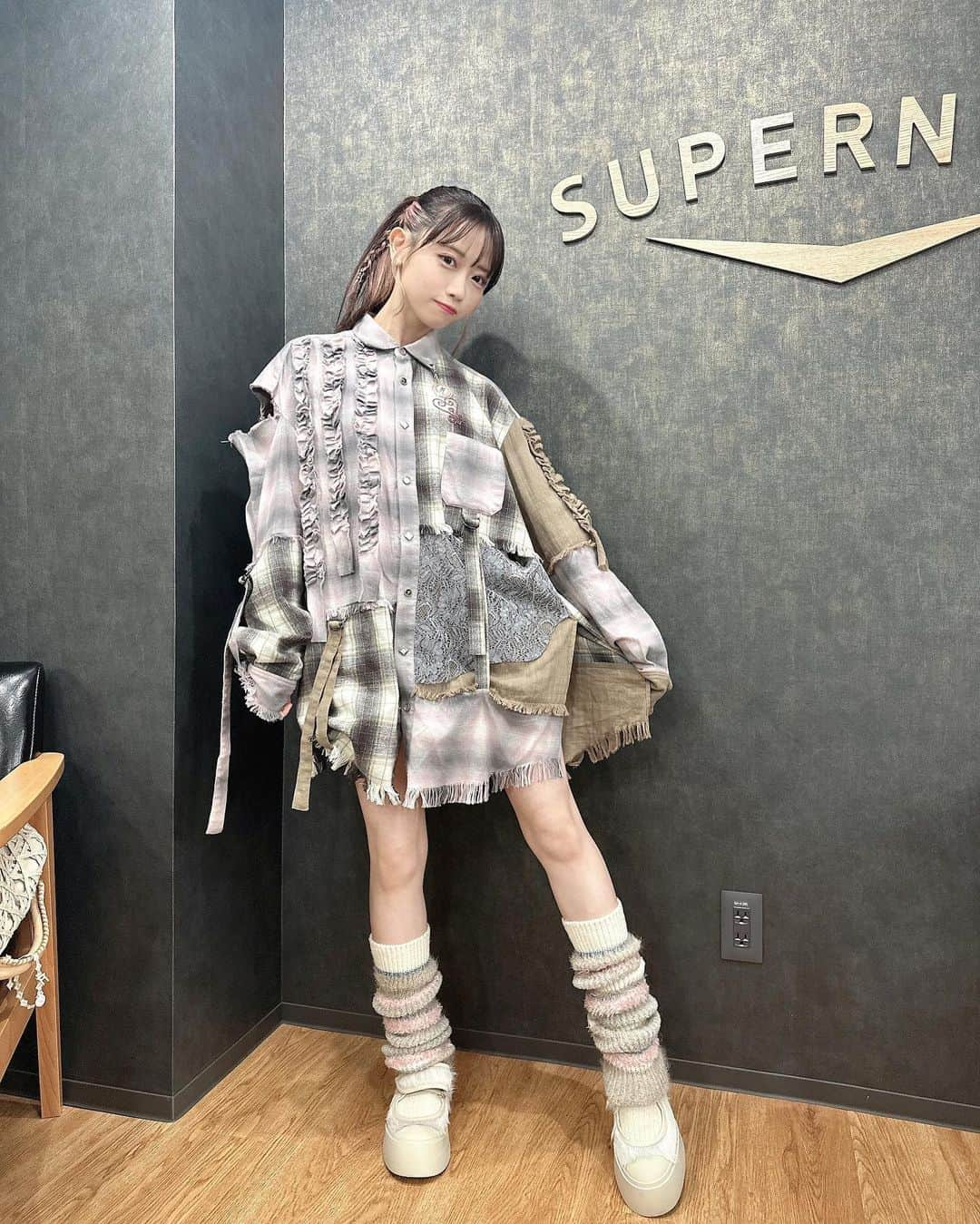 来栖りんさんのインスタグラム写真 - (来栖りんInstagram)「今日のイベントは大好きで普段から沢山私服でも着てる @rurumu.official さんのお衣装でした🩶」11月12日 19時16分 - ringring_rin