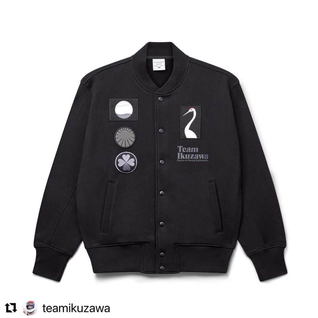 ループウィラーのインスタグラム：「#Repost @teamikuzawa with @use.repost ・・・ BLACK 🏁🏴🏁🏴  ブラックシリーズです。 グレーもあります👍 . . ‌ @loopwheelerss x @teamikuzawa capsule collection launching Friday 17th November. Exclusively online at www.teamikuzawa.shop and at Loopwheeler stores in Japan. ‌ Team Ikuzawa are honoured to team-up with Loopwheeler - the grand-master maker of the best sweatshirts in the world. Made with love in Japan. ‌ #loopwheeler #teamikuzawa」