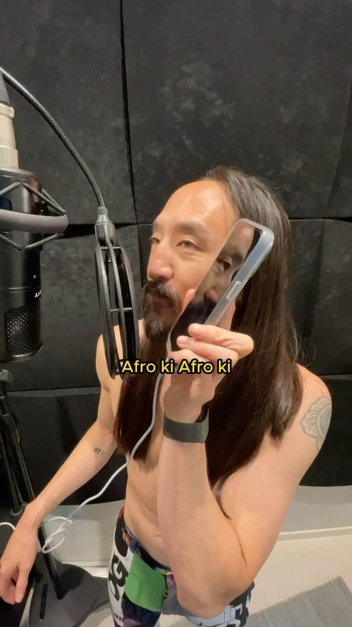 のインスタグラム：「First official show together in ten years. We’ve been cooking up in the studio to bring u brand new Afroki music. Catch our set tonight at Kinetic Field 9:14 pm」